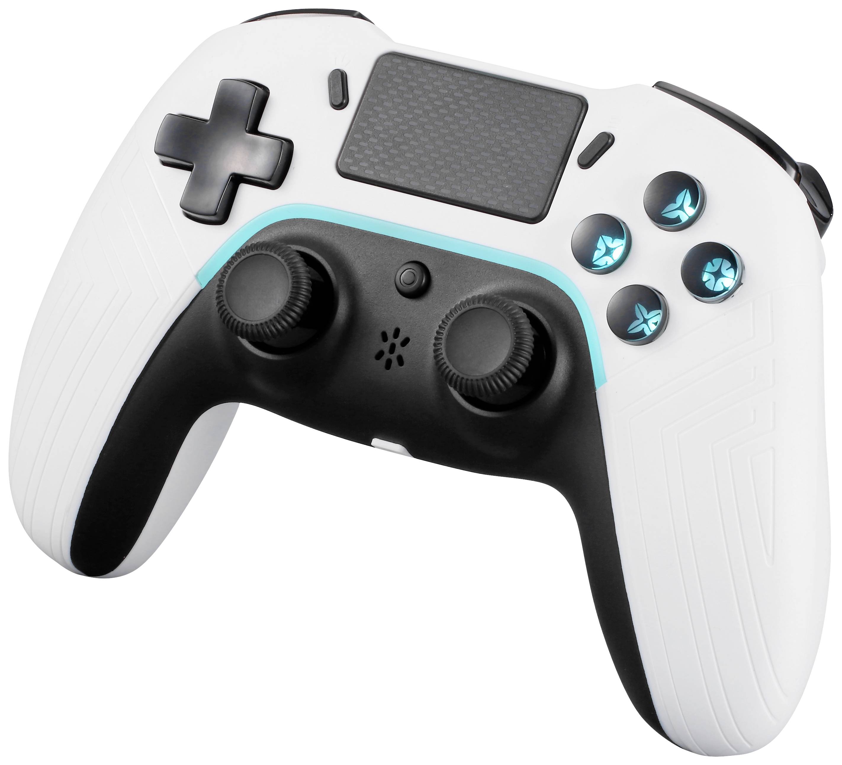 DELTACO GAMING Wireless PS4 & PC Controller Controller PlayStation 4, PC, Android, iOS Weiß