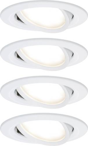 Paulmann 4064161242125 Einbauleuchte 4er Set LED 18 W Weiß (matt)