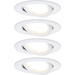 Paulmann Coin Slim LED-Einbauleuchte 4er Set LED LED fest eingebaut 18 W Weiß (matt)