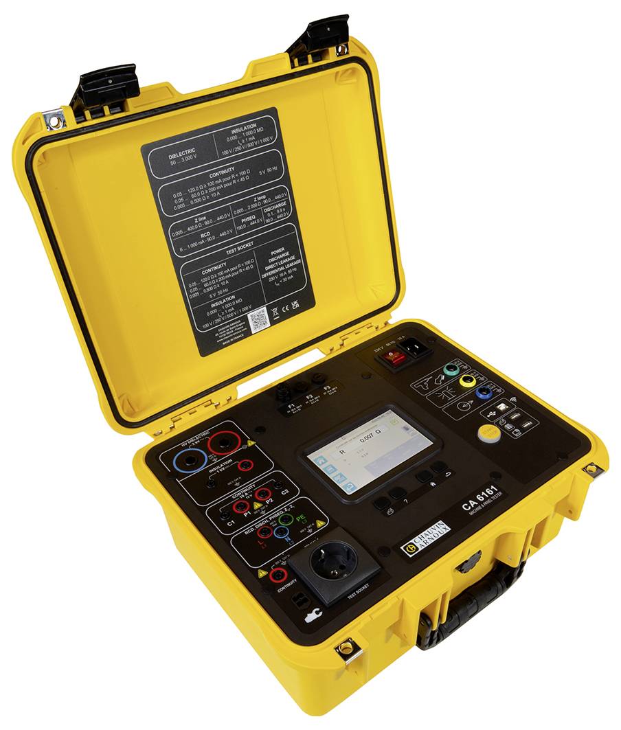 Chauvin Arnoux CA 6161 Maschinentester VDE-Norm 0113, 0413, 0600, 0660