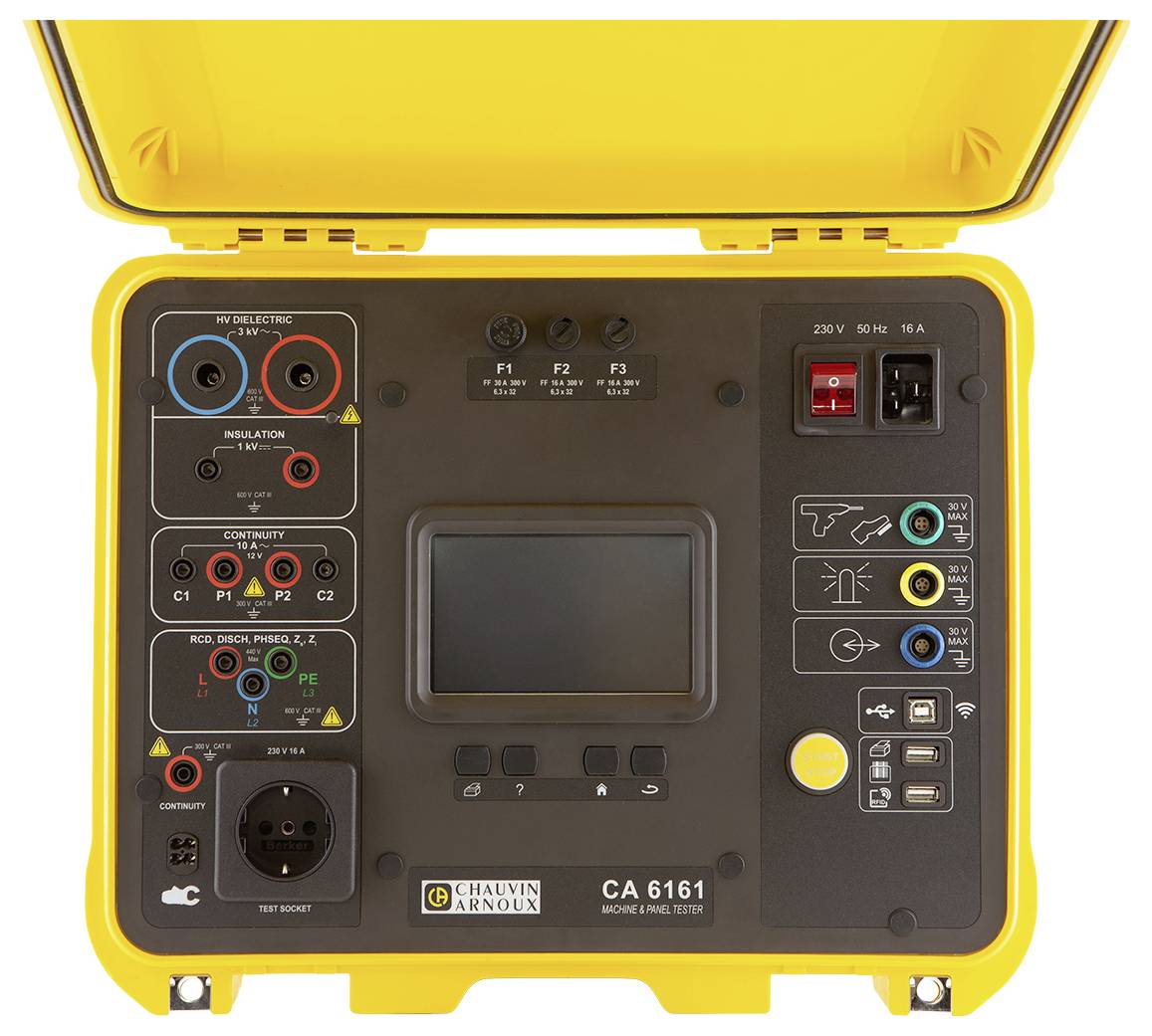 Chauvin Arnoux CA 6161 Maschinentester VDE-Norm 0113, 0413, 0600, 0660