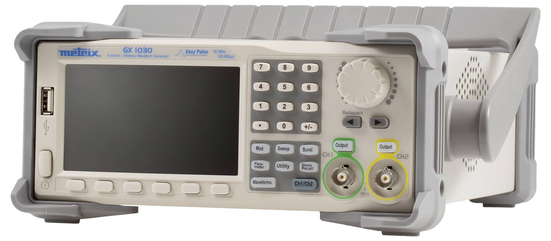 Metrix GX 1030 Funktionsgenerator netzbetrieben 0.01MHz - 30MHz Arbiträr, Dreieck, Lorentzkurve, Puls, Rampe, Rauschen, Rechteck