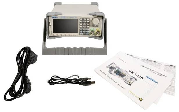 Metrix GX 1030 Funktionsgenerator netzbetrieben 0.01MHz - 30MHz Arbiträr, Dreieck, Lorentzkurve, Puls, Rampe, Rauschen, Rechteck