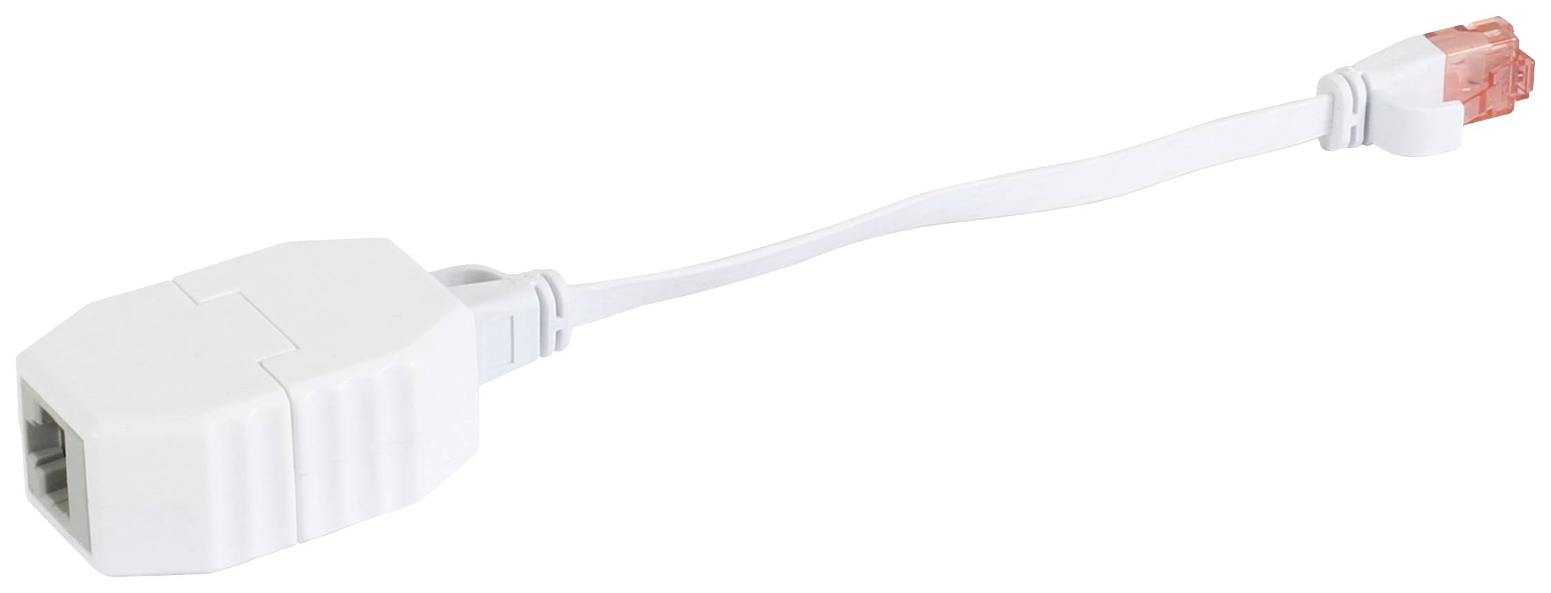 Allnet ALL-RJ45-Magnet_50er RJ45 Sicherungskupplung, Abwurfbuchse, PoE fähig, bis zu 10GBit 201008 Stecker, gerade Weiß 50St.