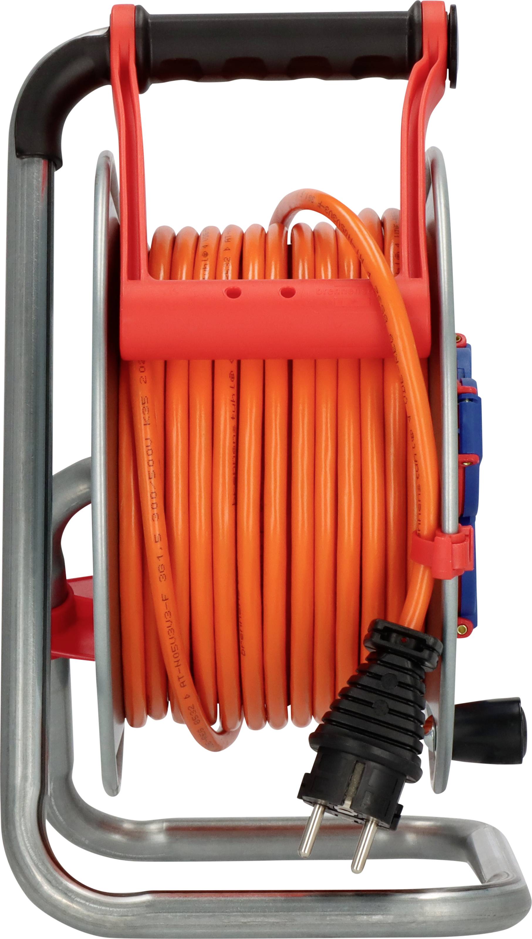 Brennenstuhl 1198740 Kabeltrommel 25m Orange Schutzkontakt-Stecker