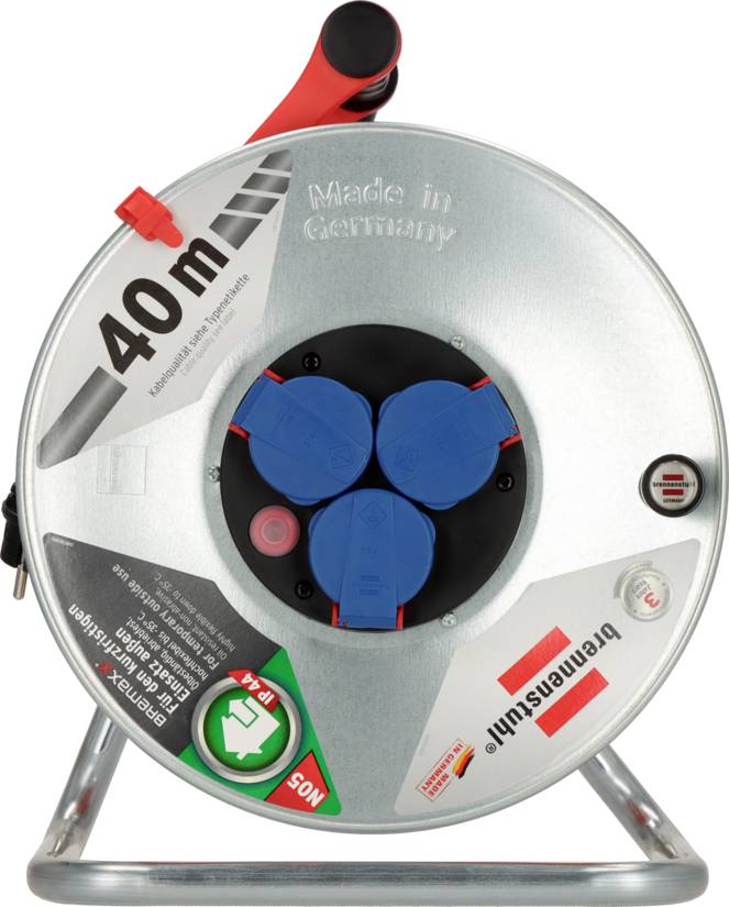 Brennenstuhl 1198750 Kabeltrommel 40 m Orange Schutzkontakt-Stecker