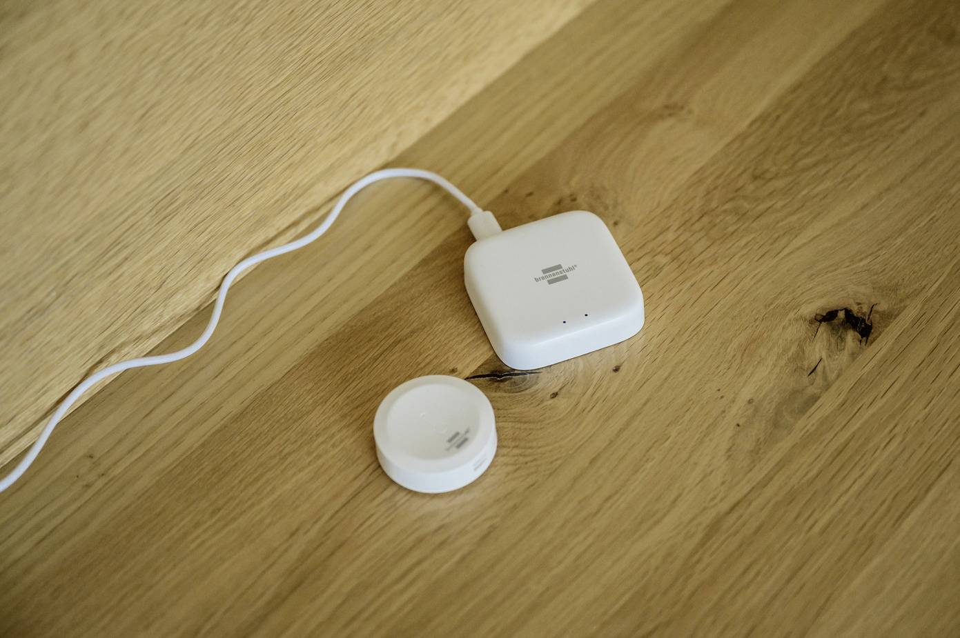 Brennenstuhl 1293920 Temperatursensor und Luftfeuchtesensor Weiß TFS CZ 01