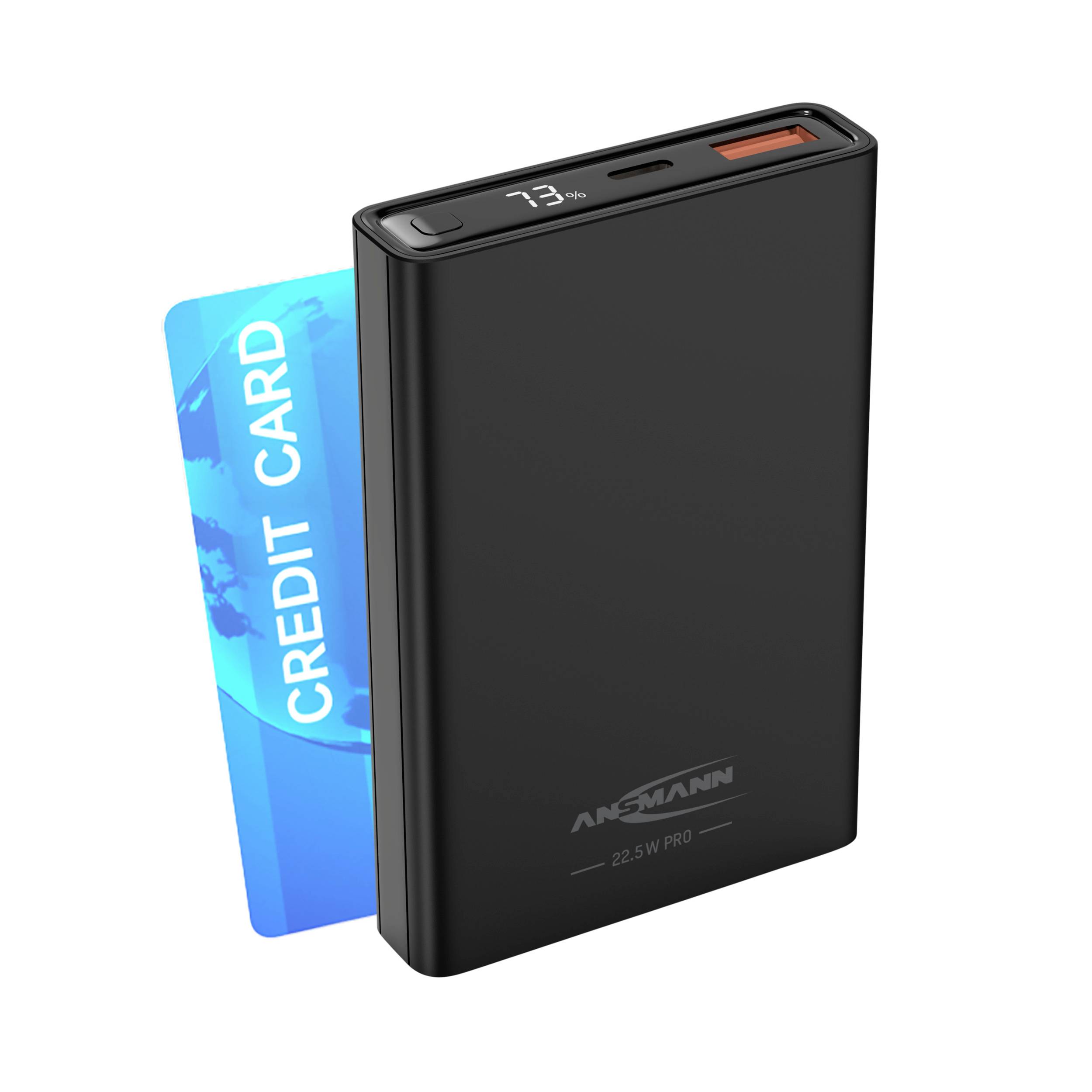 Ansmann PB222PD Powerbank 10000 mAh LiPo USB-A, USB-C® Schwarz