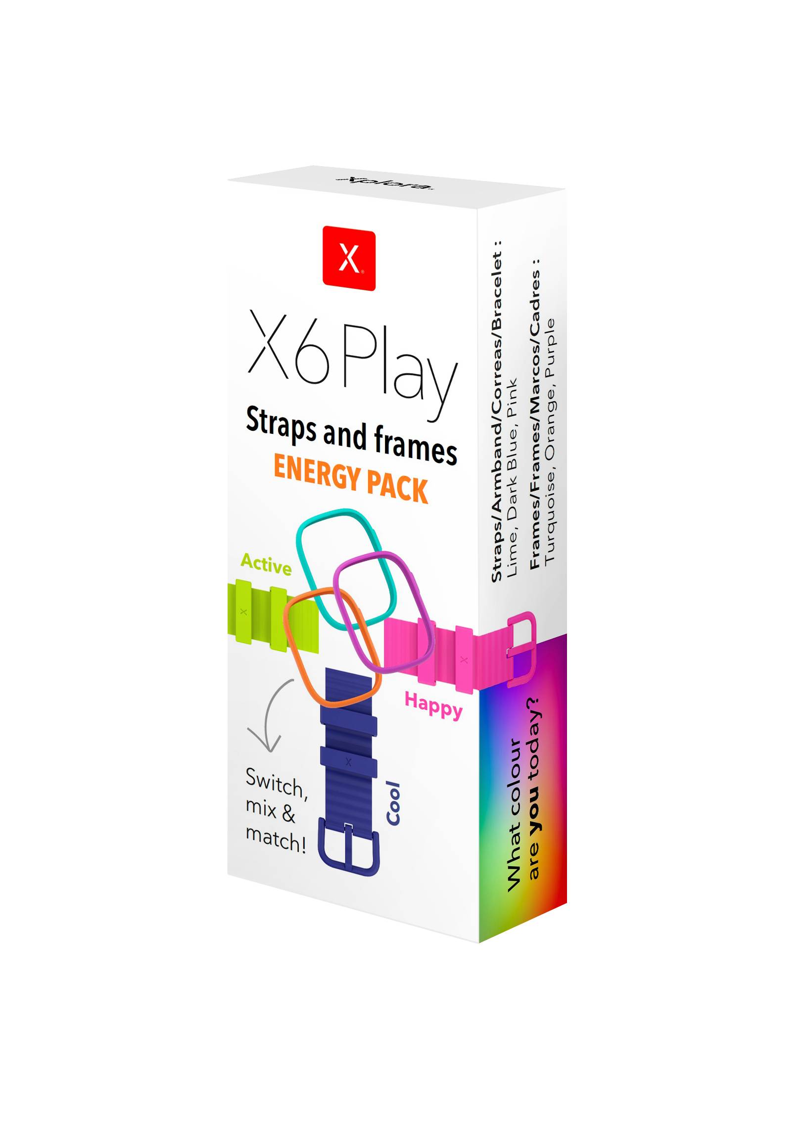 Xplora X6 Play Kids Ersatzarmband Hellblau, Pink, Grün