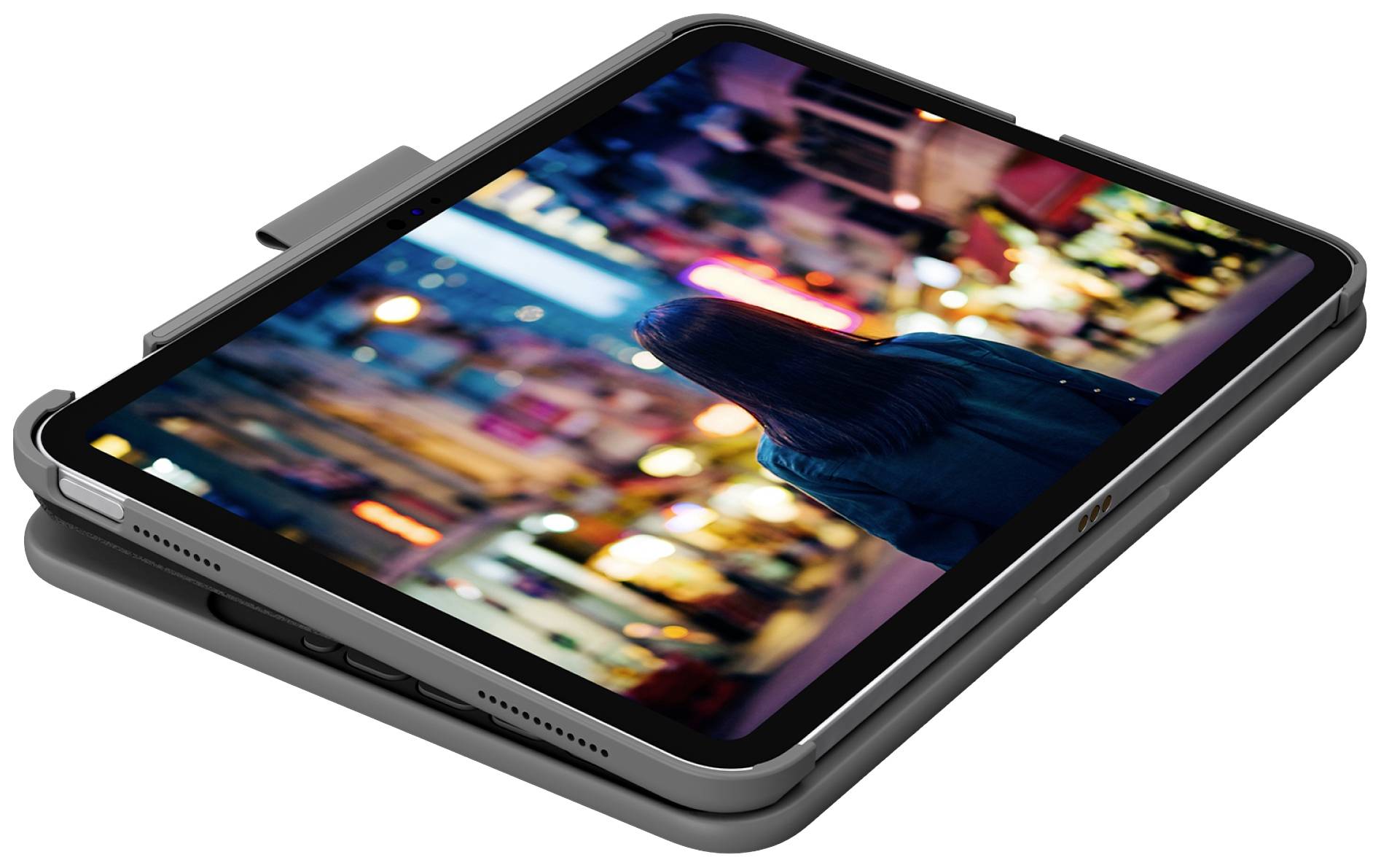 Logitech Slim Folio Tablet-Cover Apple iPad 10.9 (10. Gen., 2022) 27,7 cm (10,9") Book Cover Schwarz