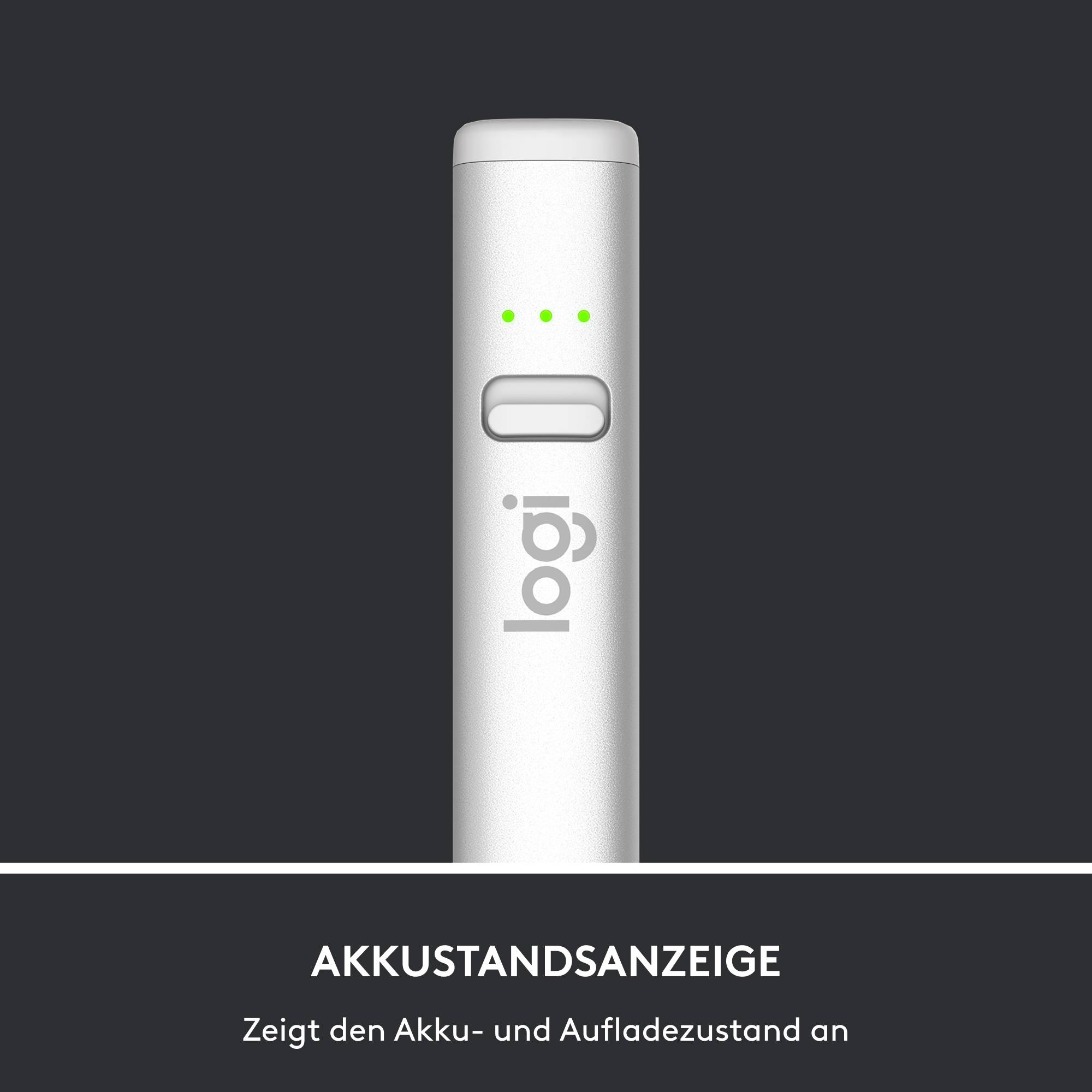 Logitech Crayon Digitaler Stift wiederaufladbar Silber