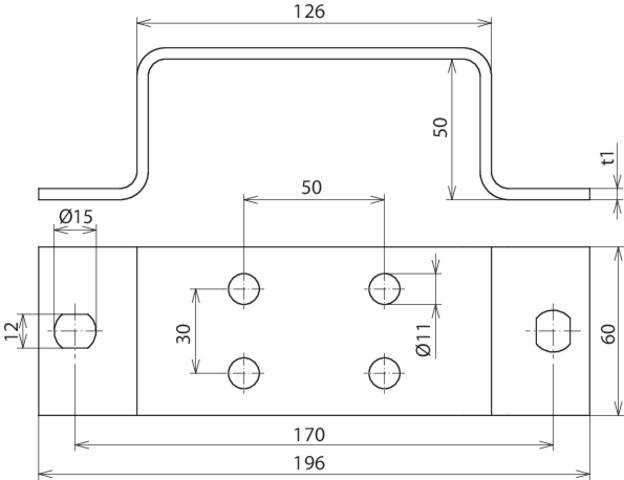 DEHN 472023 ES 2X2 ASB11 STTZN Erdungsschiene 1 St.
