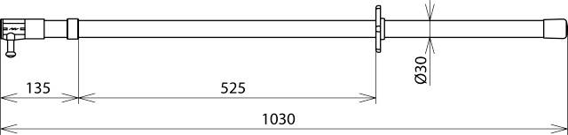 DEHN 763610 SCS 36 1000 Schaltstange 1St.