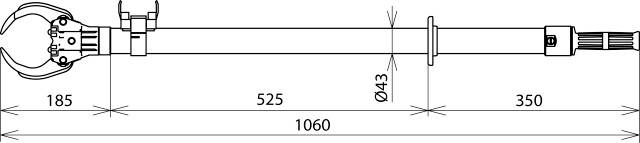 DEHN 765040 SZ HH 1060 Sicherungszange 1St.