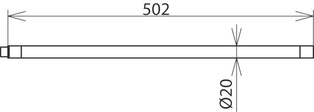 DEHN 785398 VL HOEL 20 500 Verlängerung 1St.