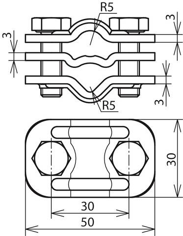 DEHN 459003 UTK 7.10 7.10 S ZP STTZN Trennklemme 1St.