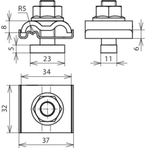 DEHN 540260 UEK 8.10 AQ4 50 HKSM10 V2A Montagezubehör 1St.