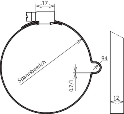 DEHN 200087 LH 8 SB100.120 SCG GALCU Leitungshalter 1 St.