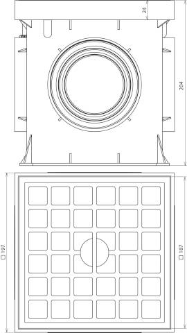 DEHN 549051 UFTSK 197X197X204 K UF-Trennstellenkasten 1St.