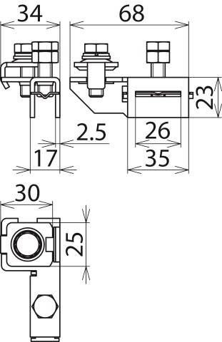 DEHN 540199 SPK 27.89 BRS AK1X10 2X6.8 GSG V2A Spannkopf 1 St.