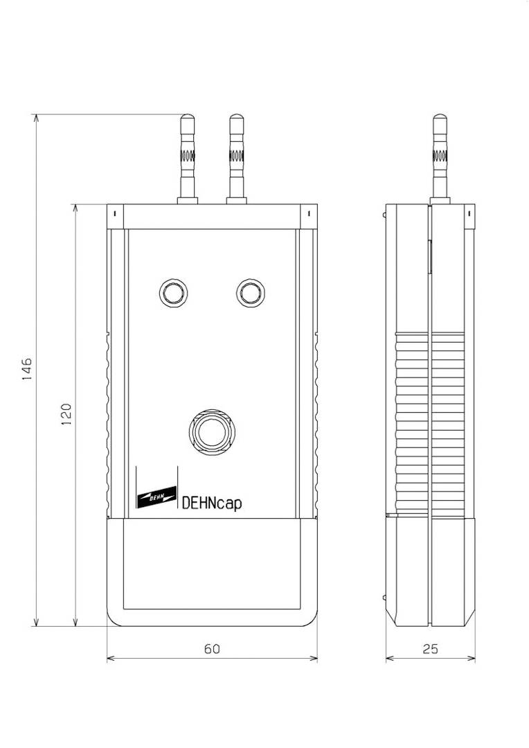 DEHN SPG DCA IT LRM Schnittstellenprüfgerät
