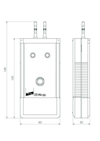 DEHN SPG DCA IT LRM Schnittstellenprüfgerät