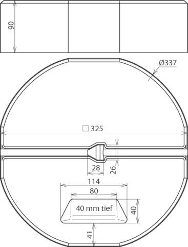 DEHN 102012 BES 17KG KT16 D337 Betonsockel 1 St.