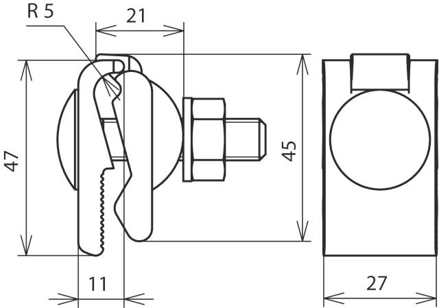 DEHN 371008 AK 4.10 FRM10X45 KBF0.4 12 TGTZN Anschlussklemme 1St.
