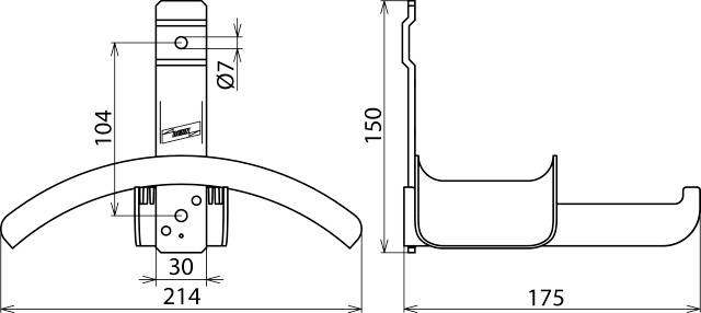 DEHN 700003 HV EKV ES30 1500 Haltevorrichtung 1St.