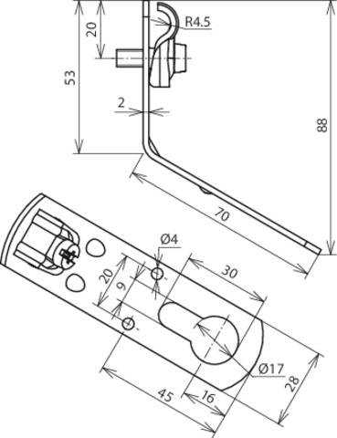 DEHN 202015 DLH DQ 6.10 WPRO5 8 STTZN Dachleitungshalter