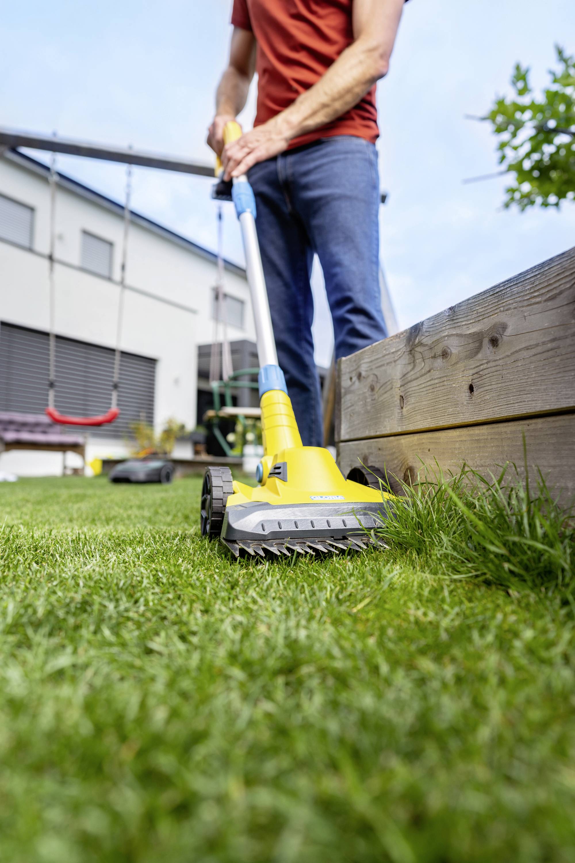 Gloria Haus und Garten FineCut Akku Rasentrimmer ohne Akku, ohne Ladegerät 18V