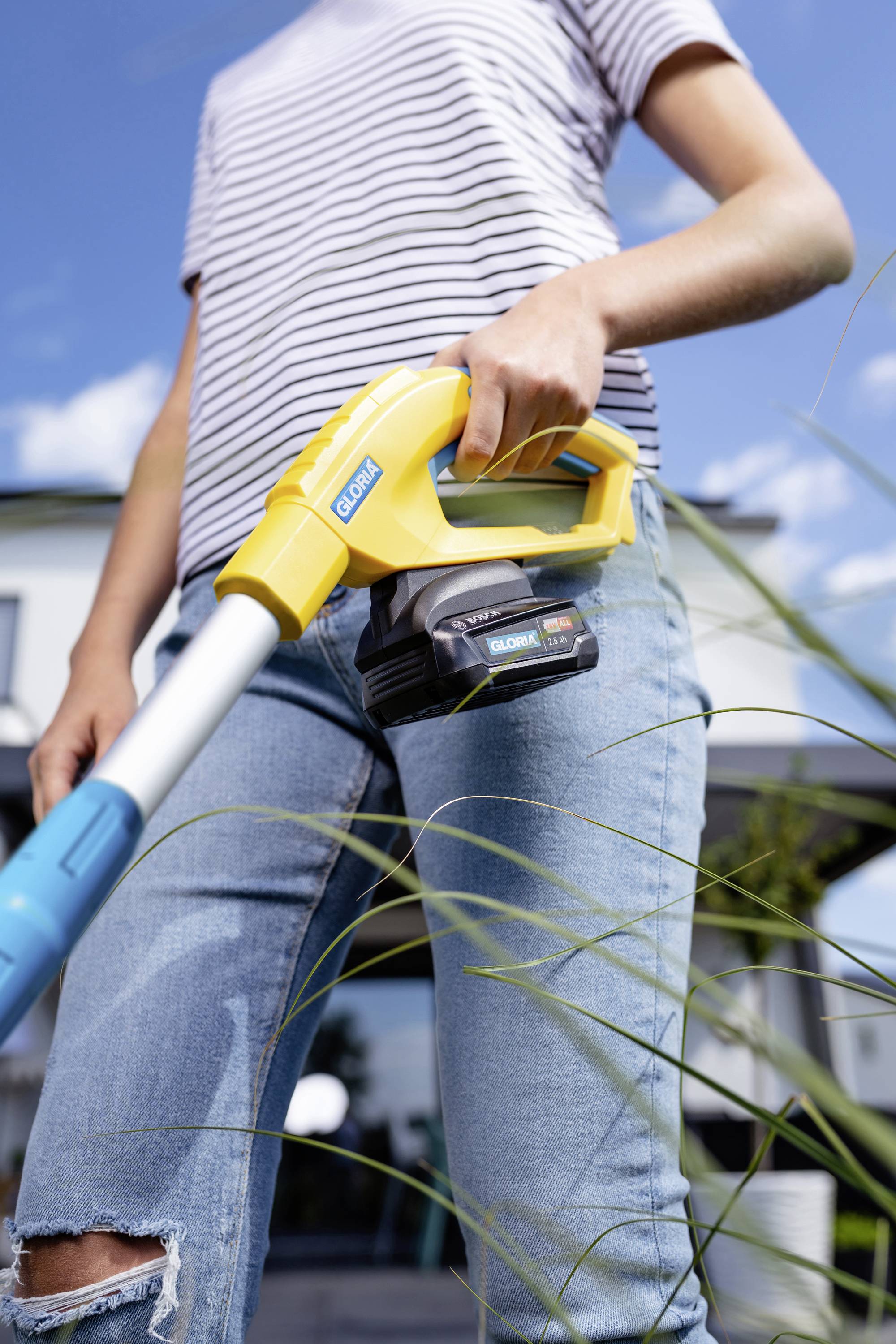 Gloria Haus und Garten FineCut Akku Rasentrimmer inkl. Akku, inkl. Ladegerät 18V 2.5Ah