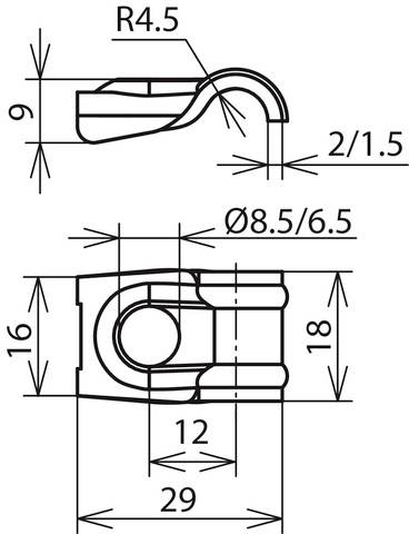 DEHN 202001 UEL DQ 6.10 B8.5 V2A Einschraubenüberleger