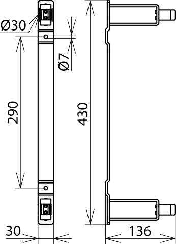 DEHN 700007 HV P ST D30 Haltevorrichtung 1St.