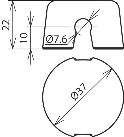 DEHN 253025 KLA 8 FB KF K SW Klammer