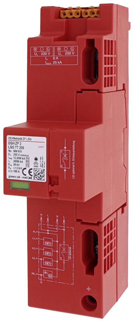 DEHN 909831 DSH ZP 2 LSG TT 255 Überspannungsschutz-Ableiter 1St.