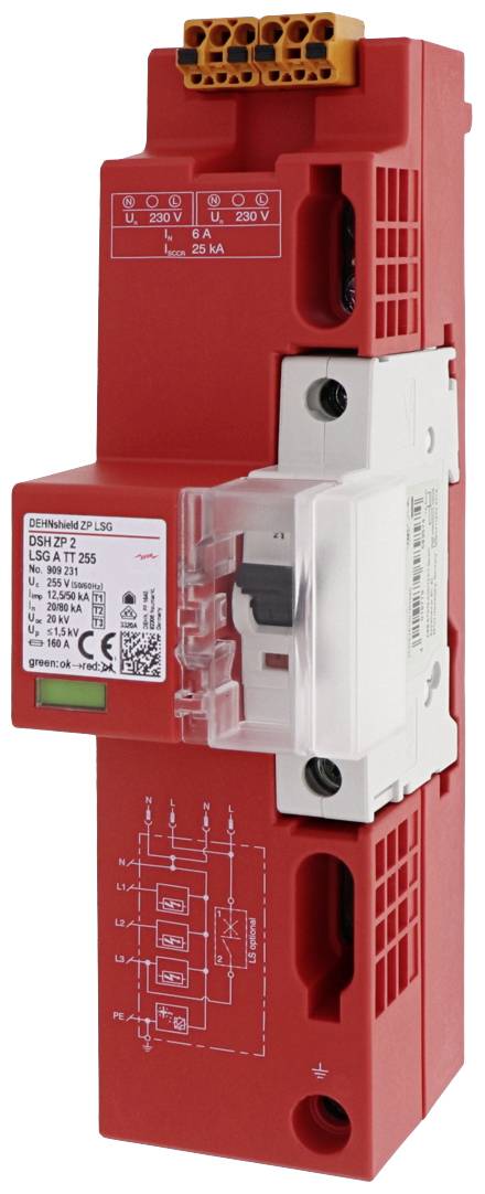 DEHN 909231 DSH ZP 2 LSG A TT 255 Überspannungsschutz-Ableiter 1St.