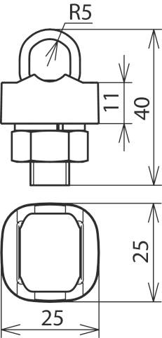 DEHN 301010 KSV 7.10 FER STTZN KS-Verbinder 1St.