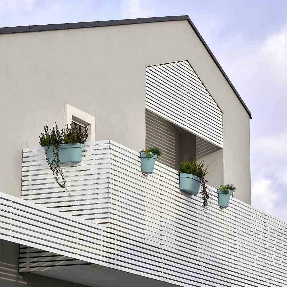 Euro3plast Cassetta Up 3059.G9Pflanzkasten Kunststoff Taupe