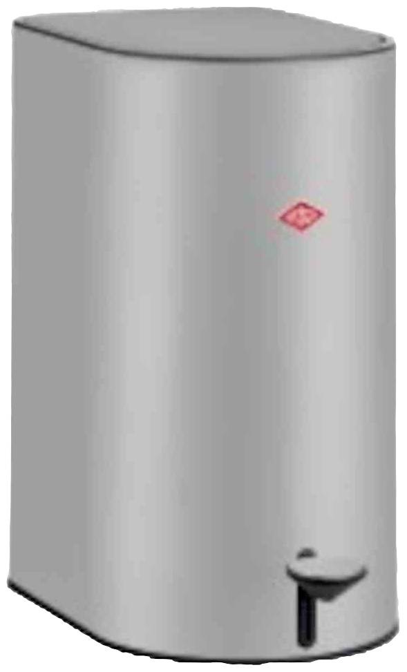 Wesco Step Boy Loft 171311-79 Mülleimer 9 l Stahlblech, Kunststoff, Aluminium (B x H x T) 200 x 370 x 345 mm Grau Fuß-Tretmechanik 1 St.