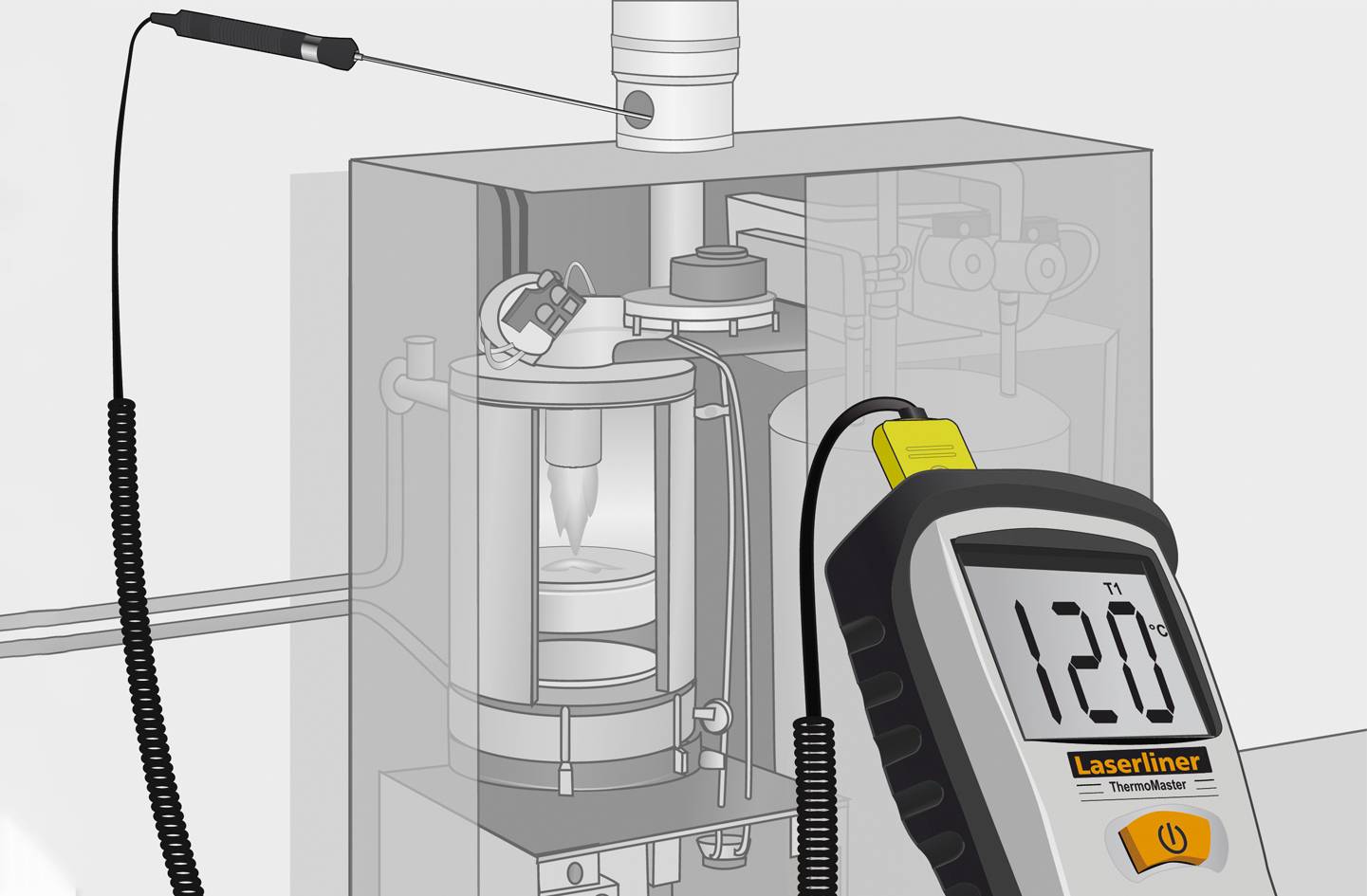 Laserliner 082.436A ThermoSensor Tip Temperaturfühler -50 bis 800°C