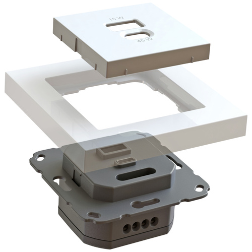 Ehmann 6460x0100 USB-Ladesteckdose Weiß