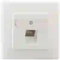 Rutenbeck UAE-ClassEA iso8Uprw Netzwerkdose Unterputz Einsatz mit Zentralplatte und Rahmen Weiß Rutenbeck UAE-ClassEA iso8Uprw Netzwerkdose Unterputz Einsatz mit Zentralplatte und Rahmen Weiß