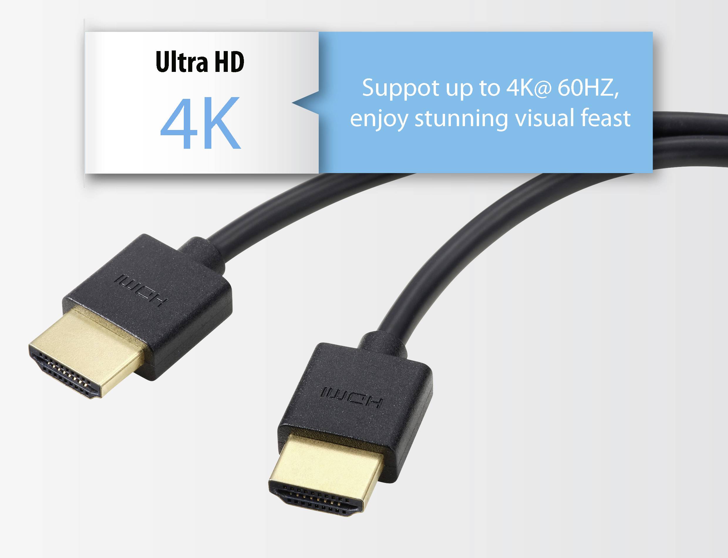 SpeaKa Professional HDMI Anschlusskabel HDMI-A Stecker, HDMI-A Stecker 1.00m Schwarz 8K UHD, Flexibel HDMI-Kabel SP-11004216