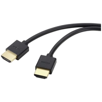 SpeaKa Professional HDMI Anschlusskabel HDMI-A Stecker, HDMI-A Stecker 3.00 m Schwarz 8K UHD, Flexi SpeaKa Professional HDMI Anschlusskabel HDMI-A Stecker, HDMI-A Stecker 3.00 m Schwarz 8K UHD, Flexi