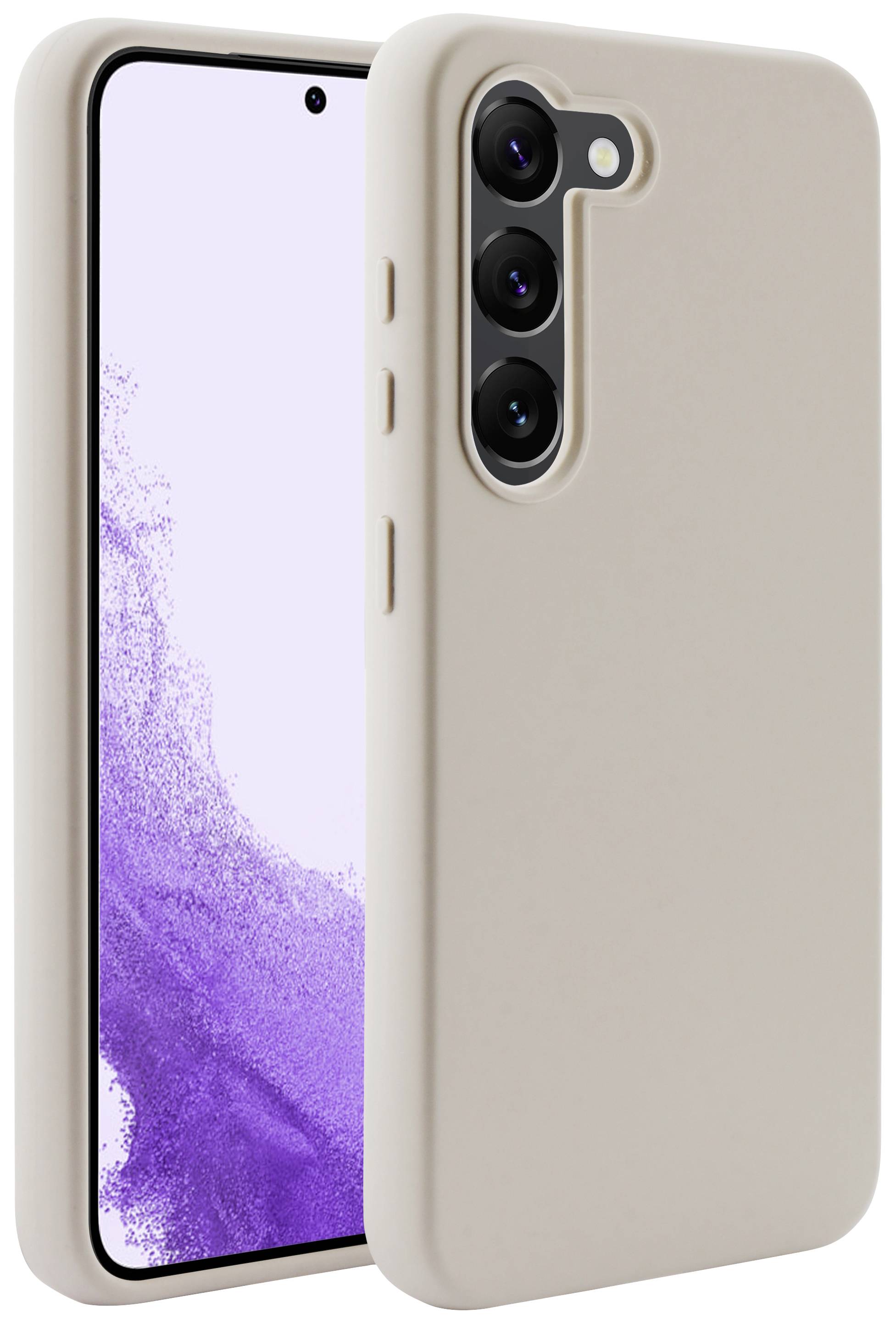 Vivanco Hype Backcover Samsung Galaxy S23 Pink Sand Induktives Laden HCVVSGS23S