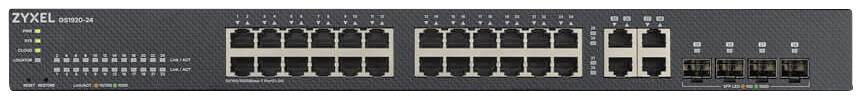 ZyXEL GS1920-24v2 Netzwerk Switch 24 + 4 Port 1000MBit/s