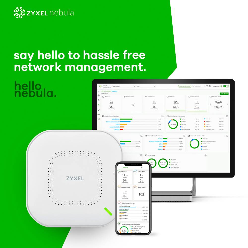 ZyXEL NWA110AX-EU0102F NWA110AX-EU0102F einzeln WLAN Access-Point 1 GBit/s 2.4GHz, 5GHz