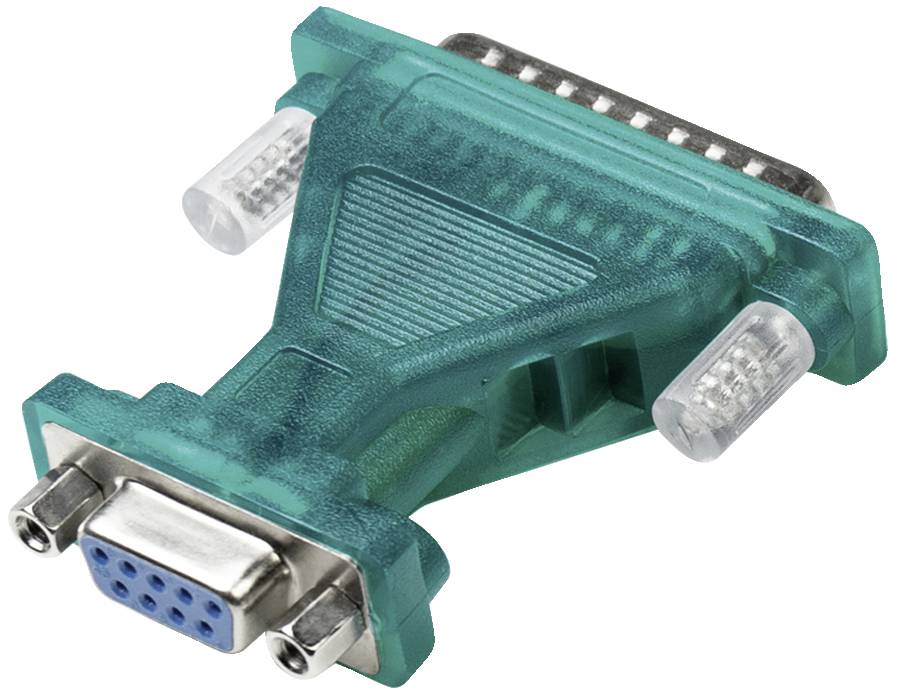 LogiLink Seriell Adapter [1x USB 2.0 Stecker A - 1x D-SUB-Stecker 9pol., D-SUB-Stecker 25pol.] 1.3m Grün