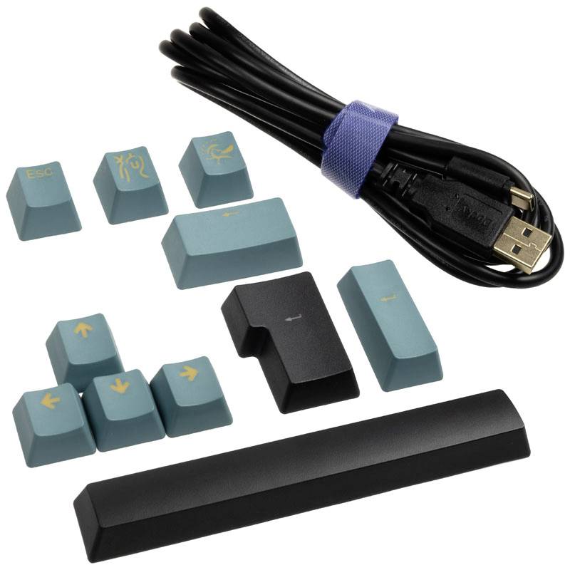 Ducky ONE 2 USB Tastatur, Gaming-Tastatur Deutsch, QWERTZ Schwarz, Weiß Switch: Brown